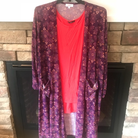 Lularoe NWT Sarah cardigan XL - Picture 7 of 7